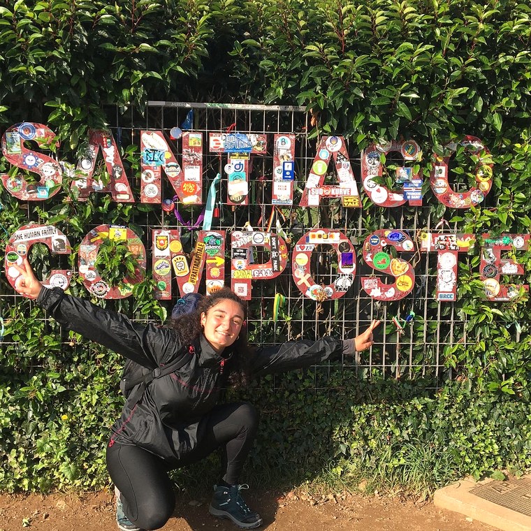 Alicia à Santiago de Compostela